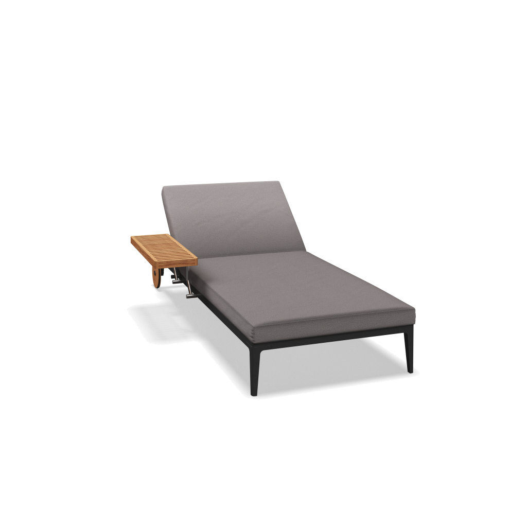 Grid ligbed - Meteor Natural Teak met Blend Fog