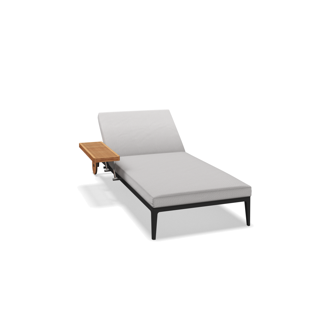 Grid ligbed - Meteor Natural Teak met Castillo Dove