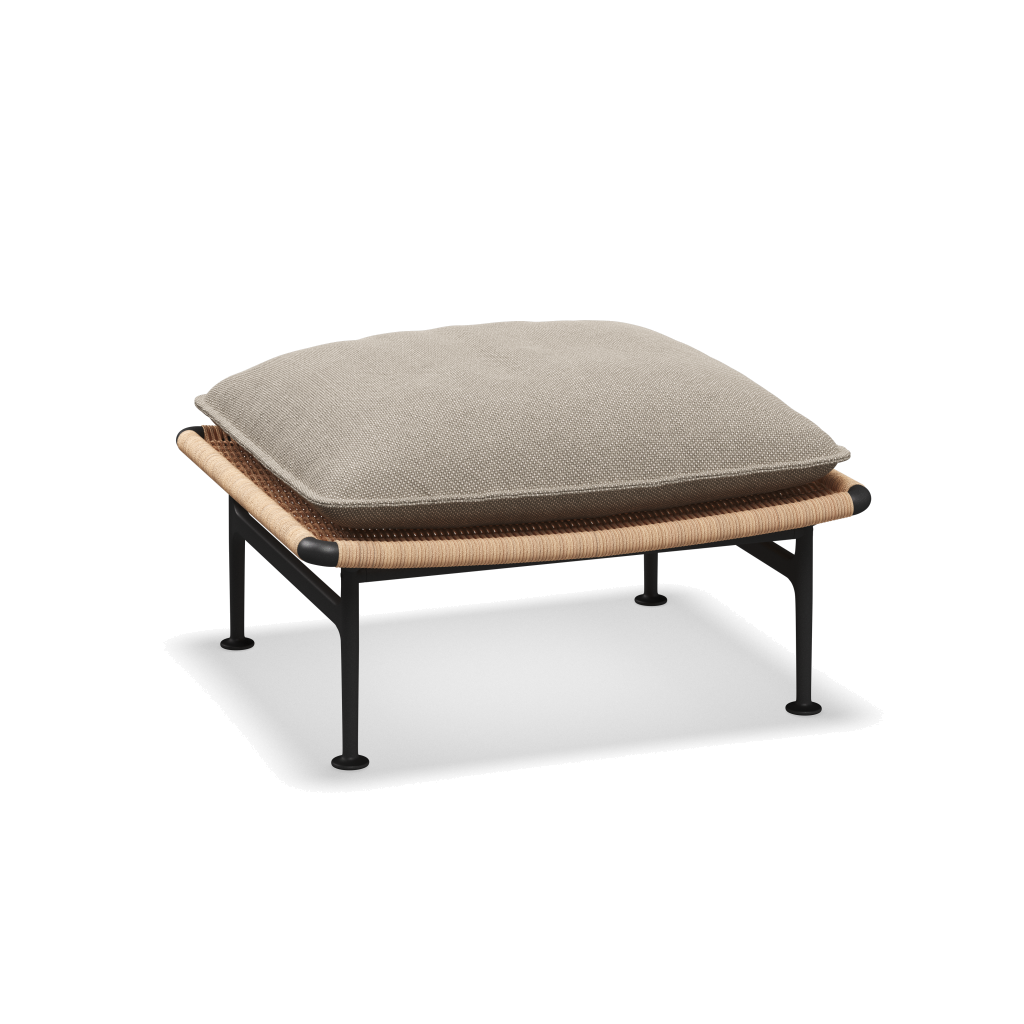 Zenith ottoman — Meteor Wheat met Robben Grey