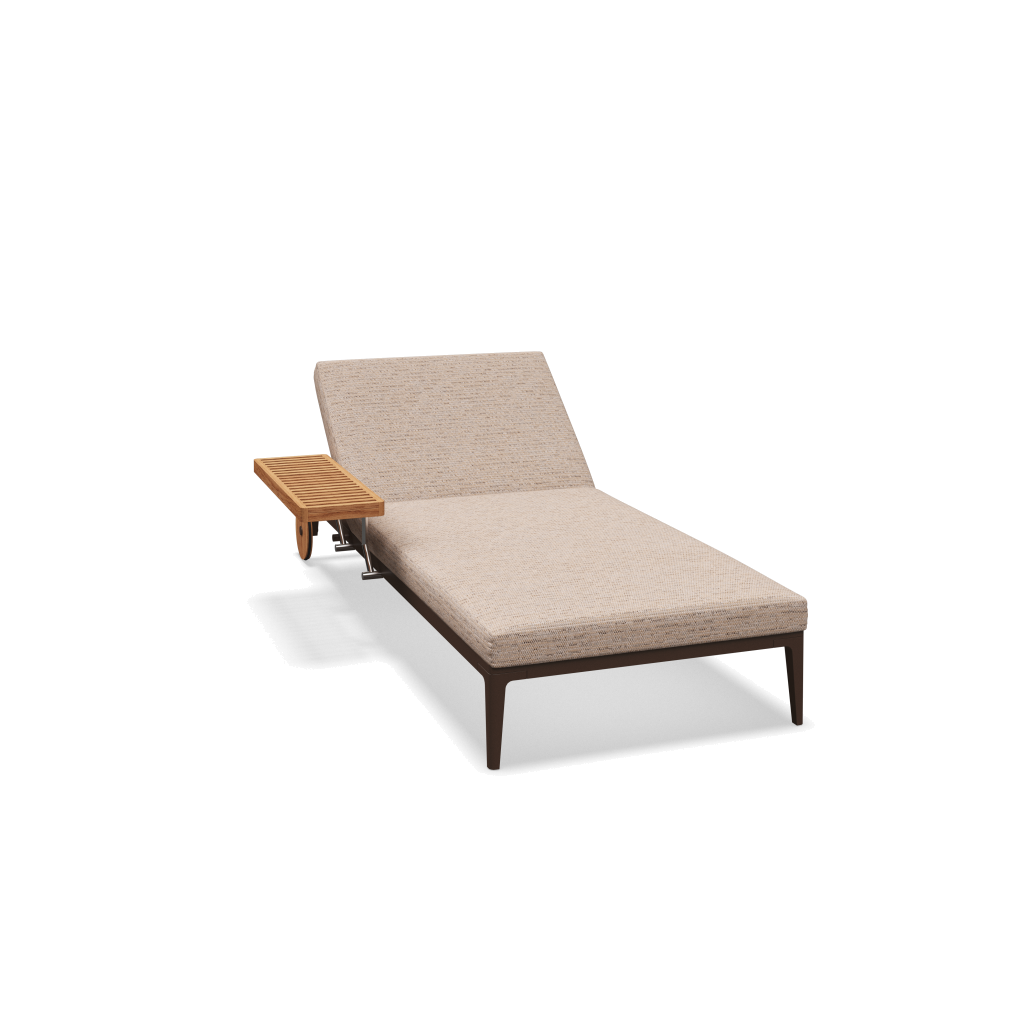 Grid ligbed - Java Natural Teak met Zenith Wren