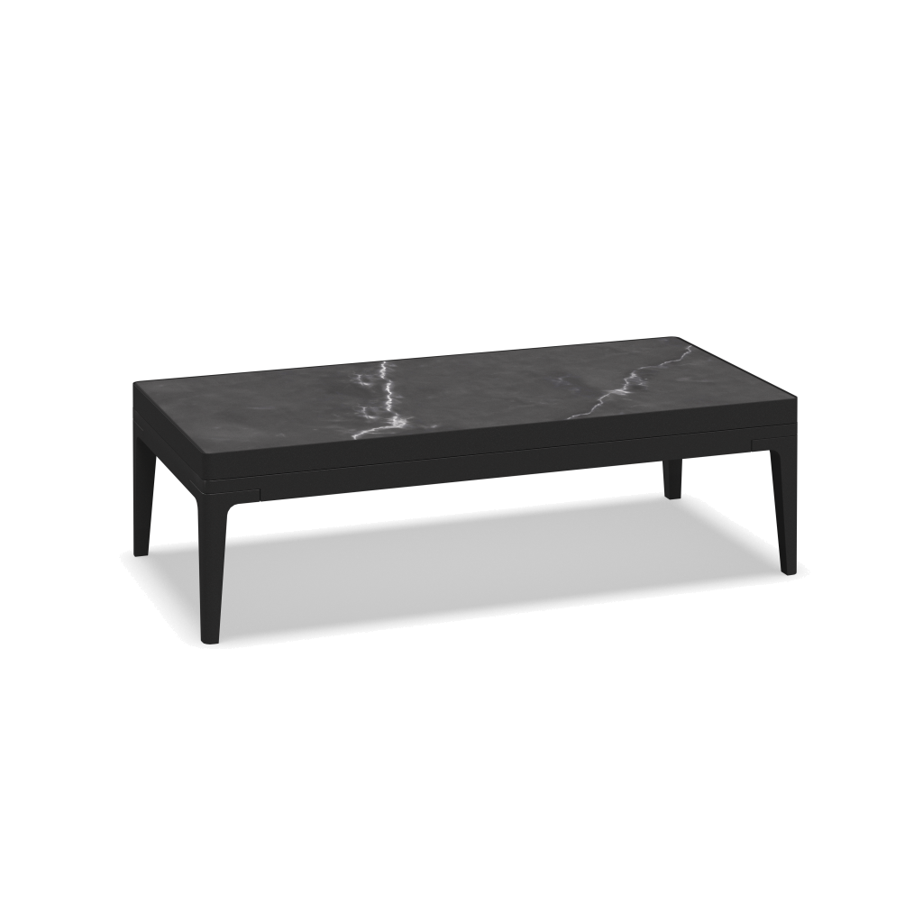 Grid kleine salontafel keramisch - Meteor Nero