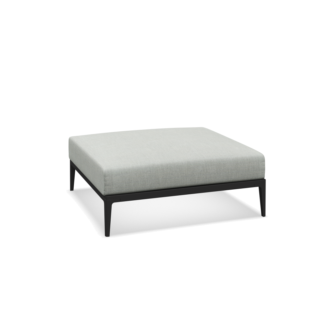Grid ottoman - Meteor met Willa Sage