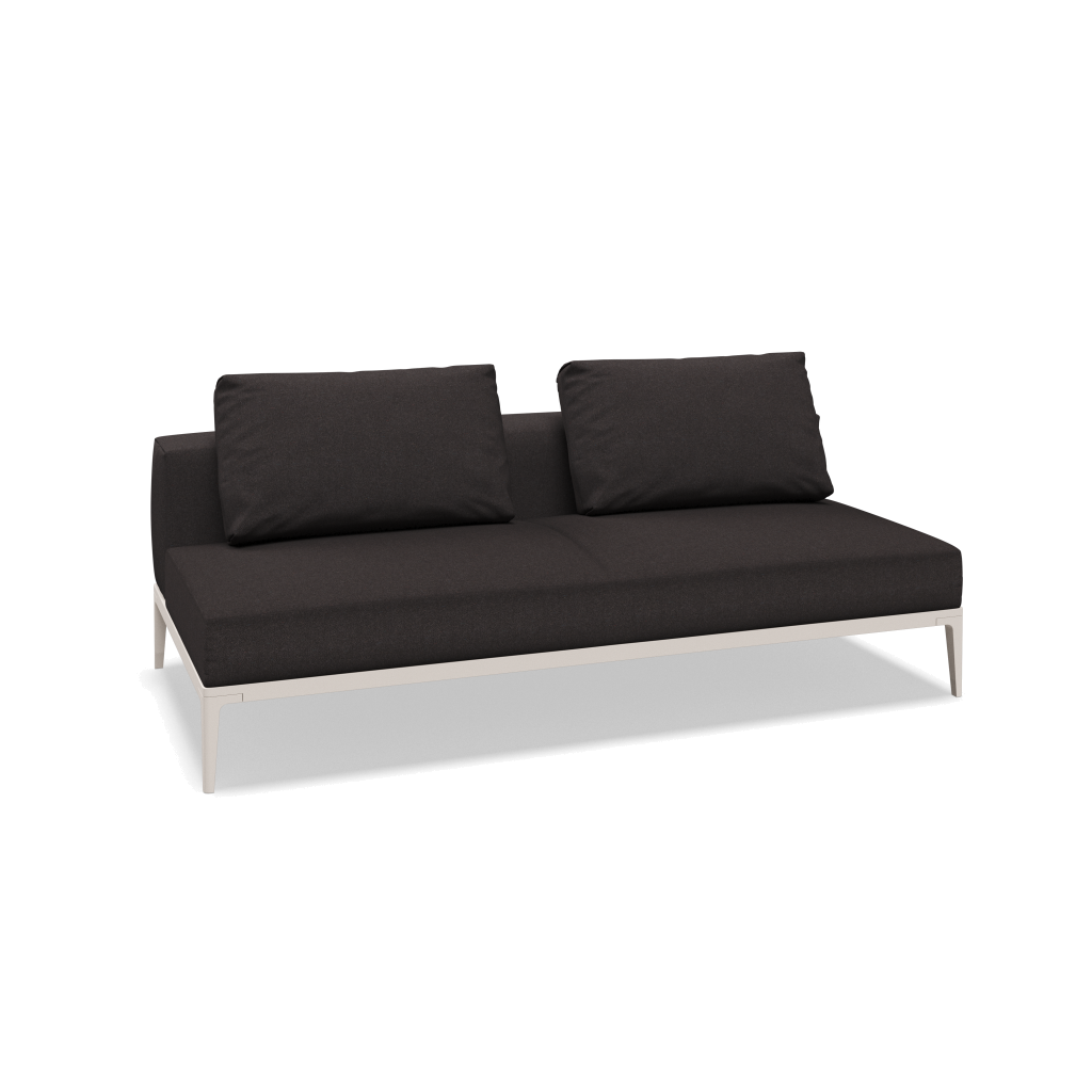 Grid midden element - Bone met Ground Charcoal