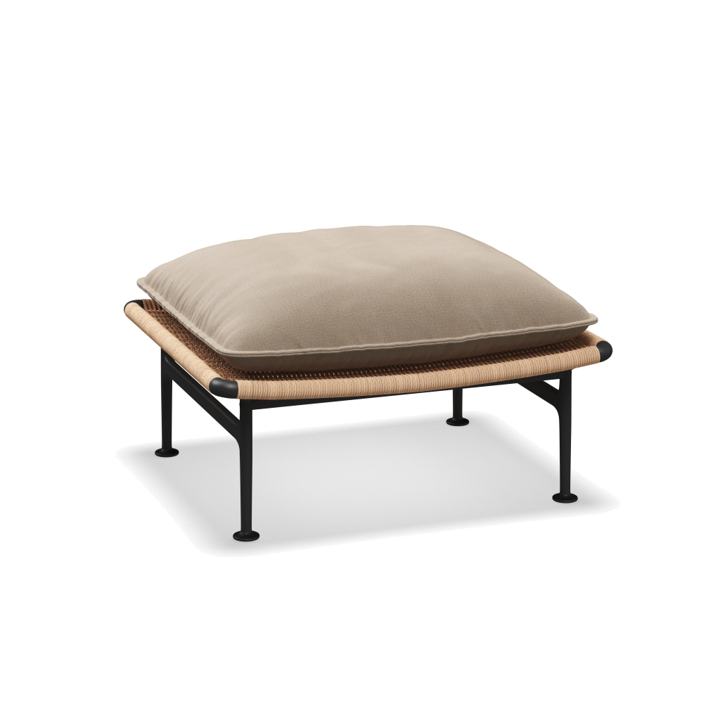 Zenith ottoman — Meteor Wheat met Blend Sand