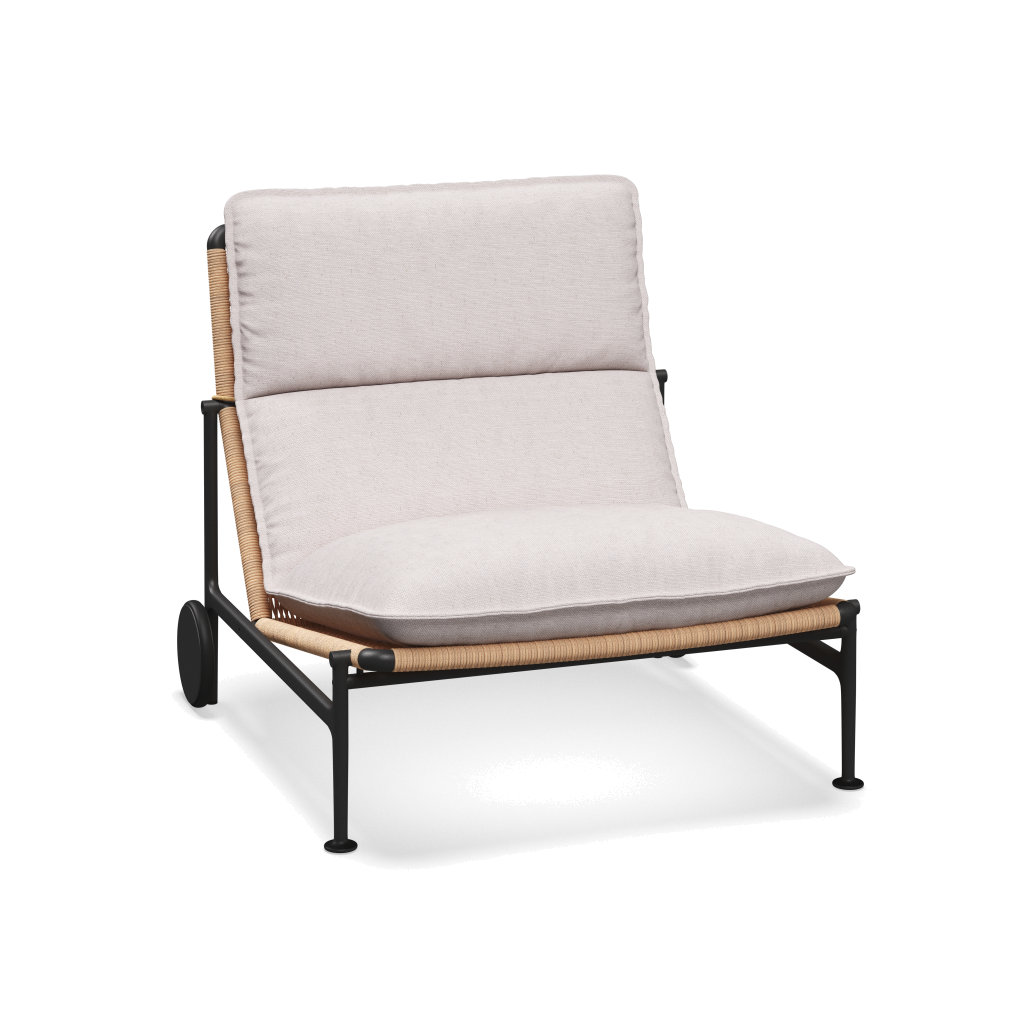 Zenith loungestoel — Meteor Wheat met Ground Beach