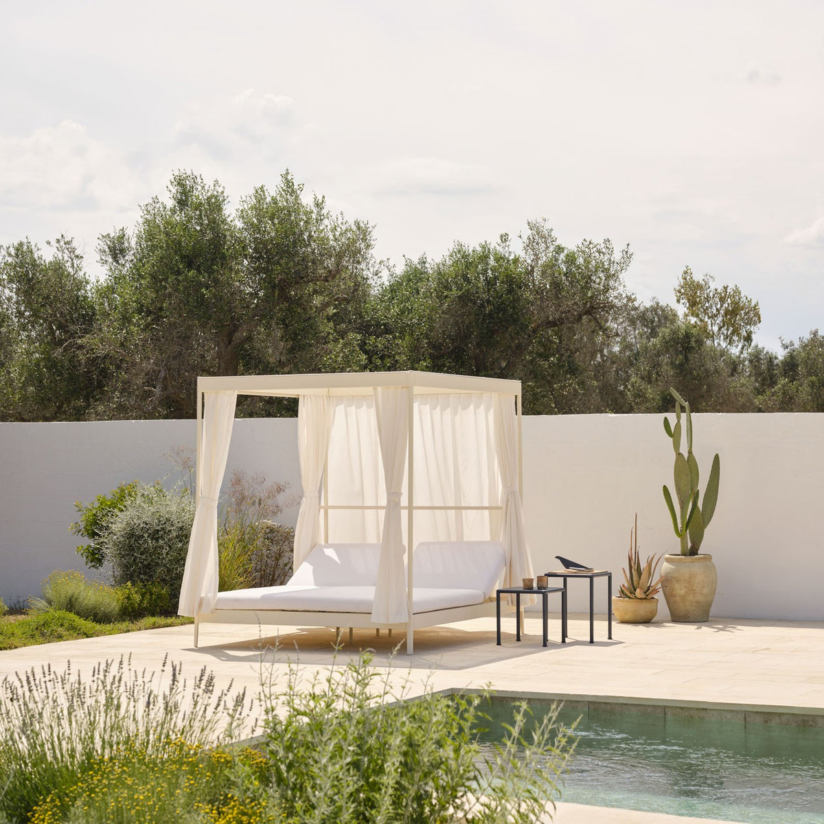 Solaris -Double Mat Sunlounger Roof sfeerbeeld