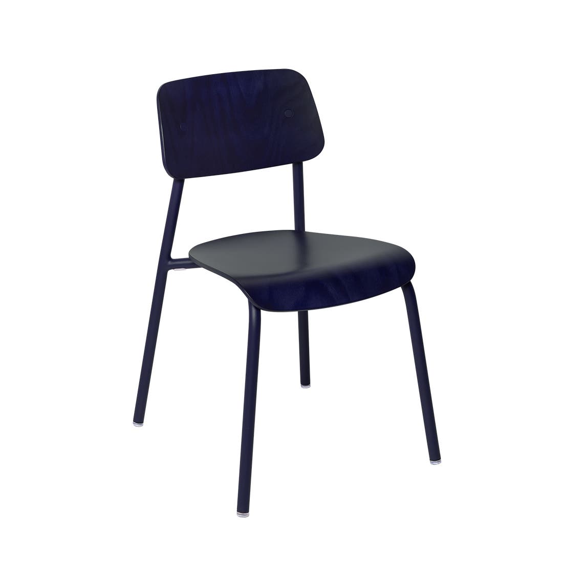 Studie gebeitst houten stoel
