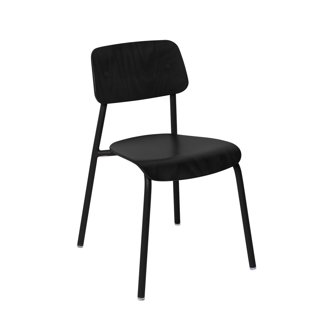 Studie gebeitst houten stoel