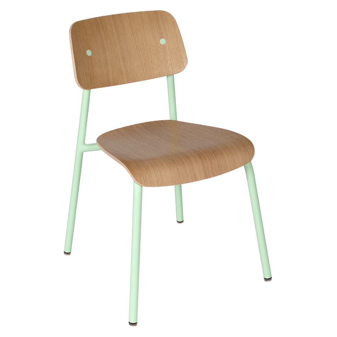 Studie eiken stoel