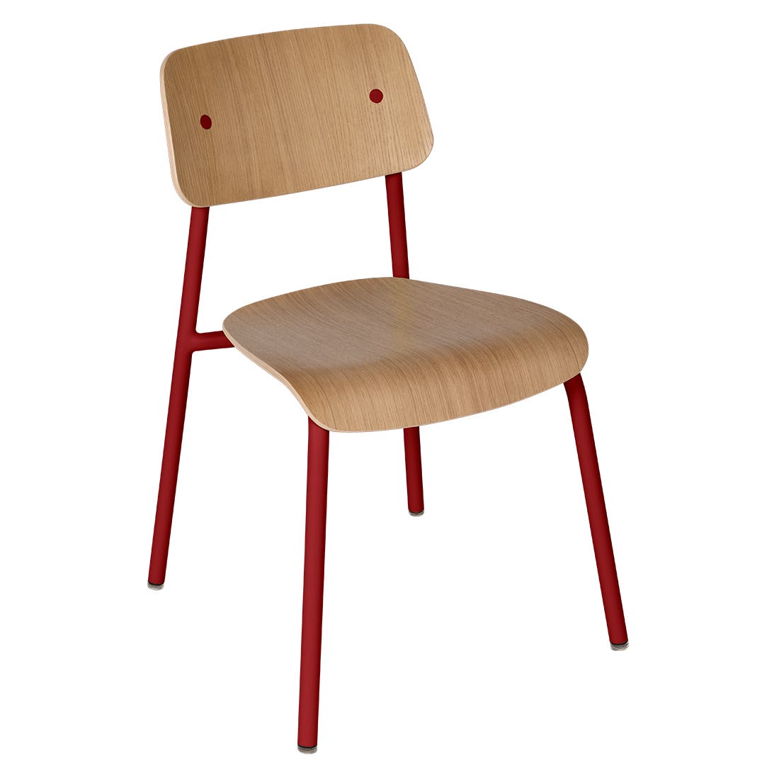 Studie eiken stoel