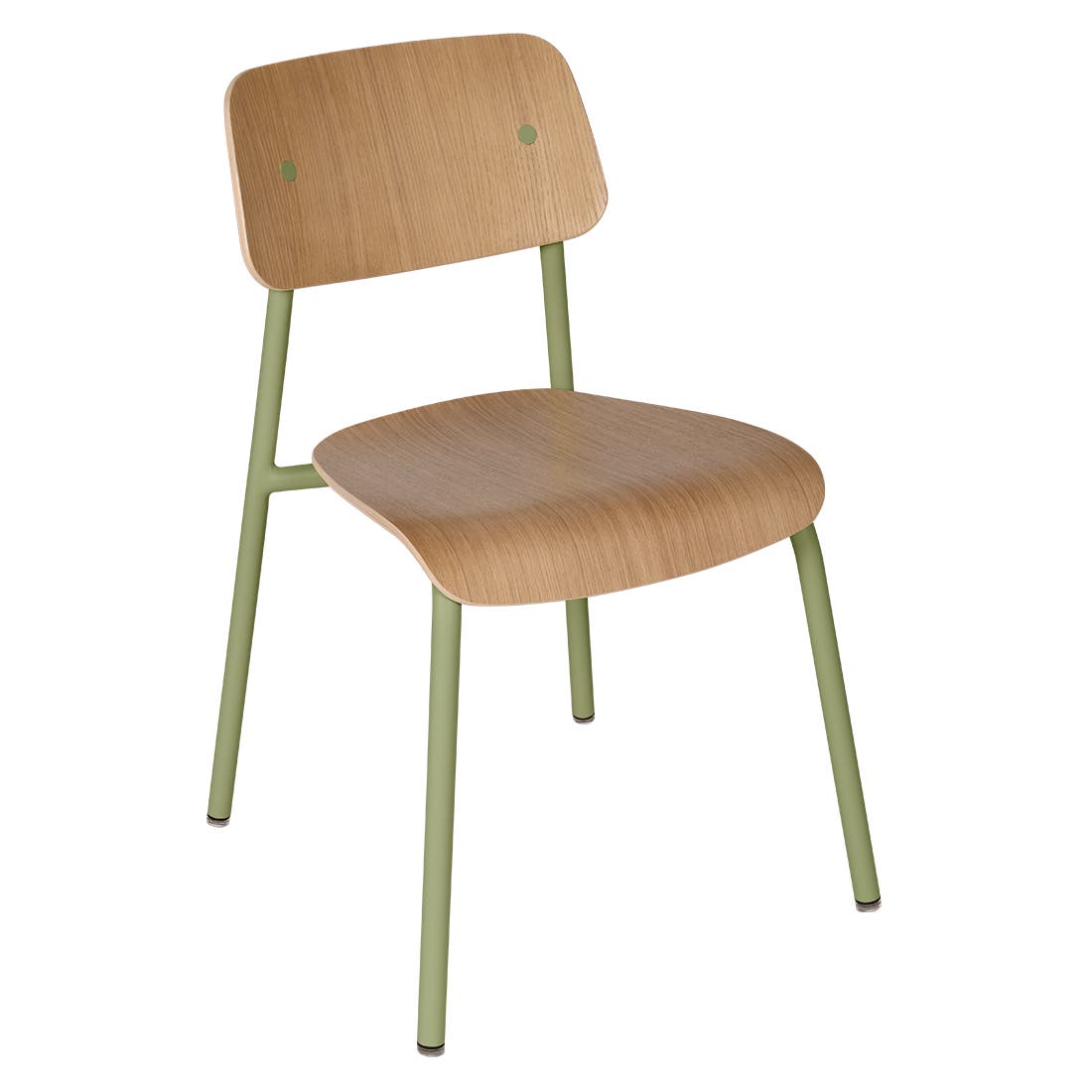 Studie eiken stoel