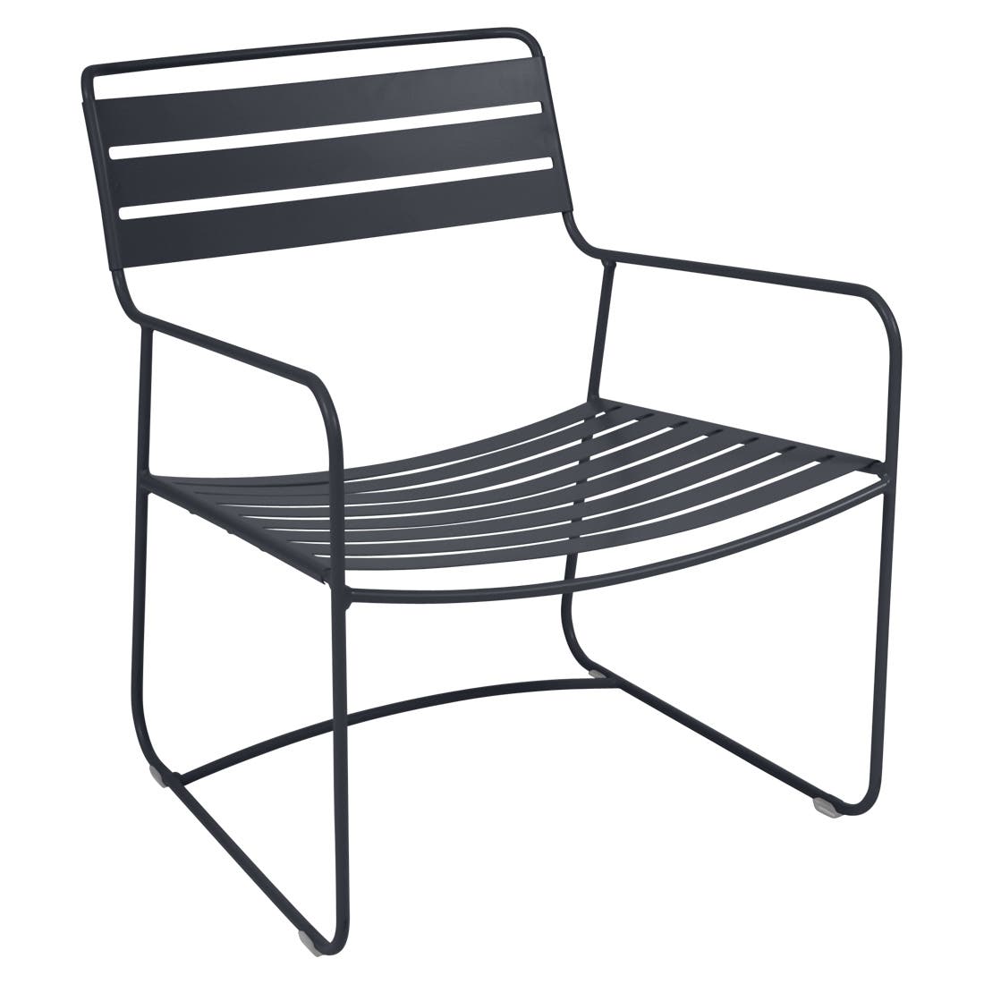 Striking low armchair