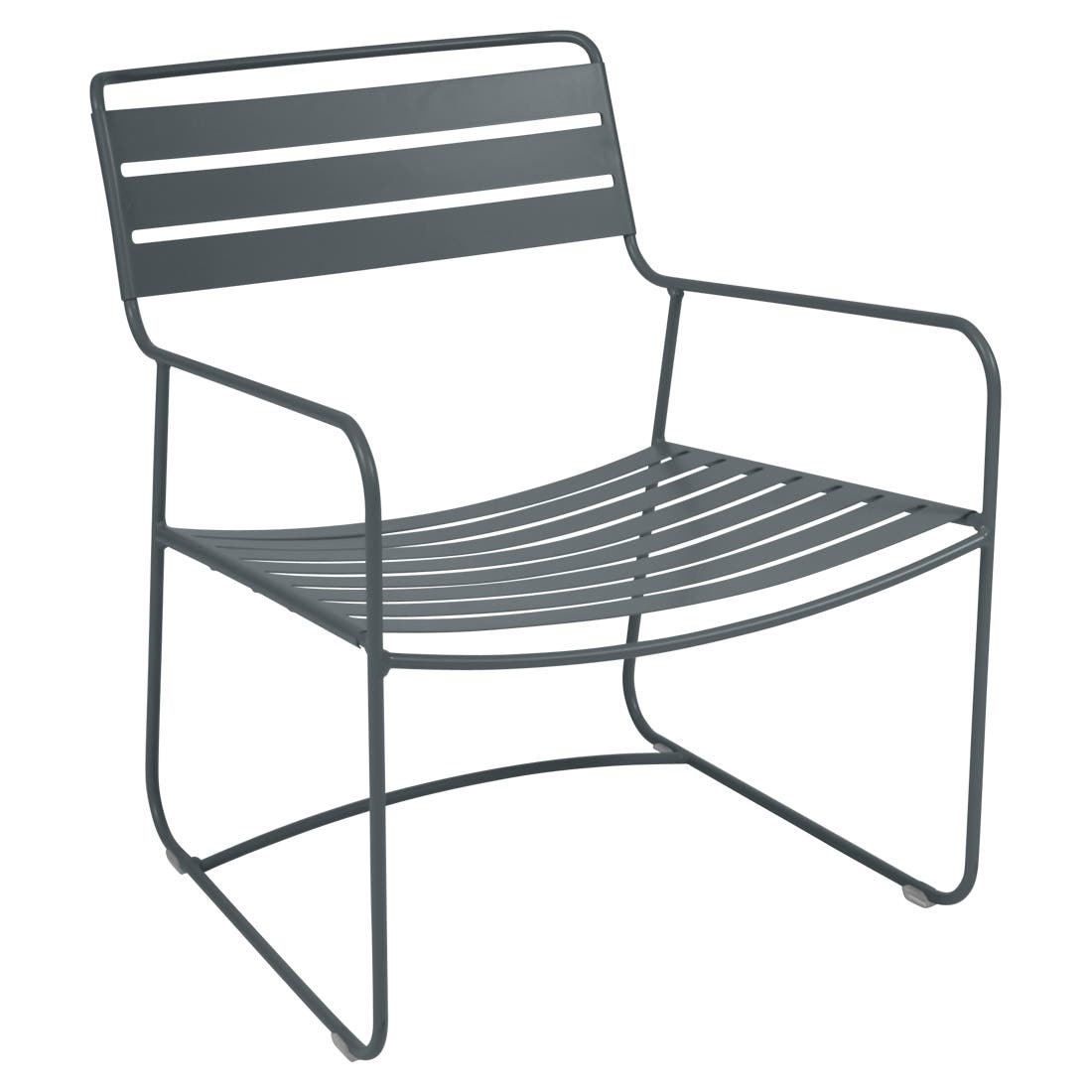 Striking low armchair