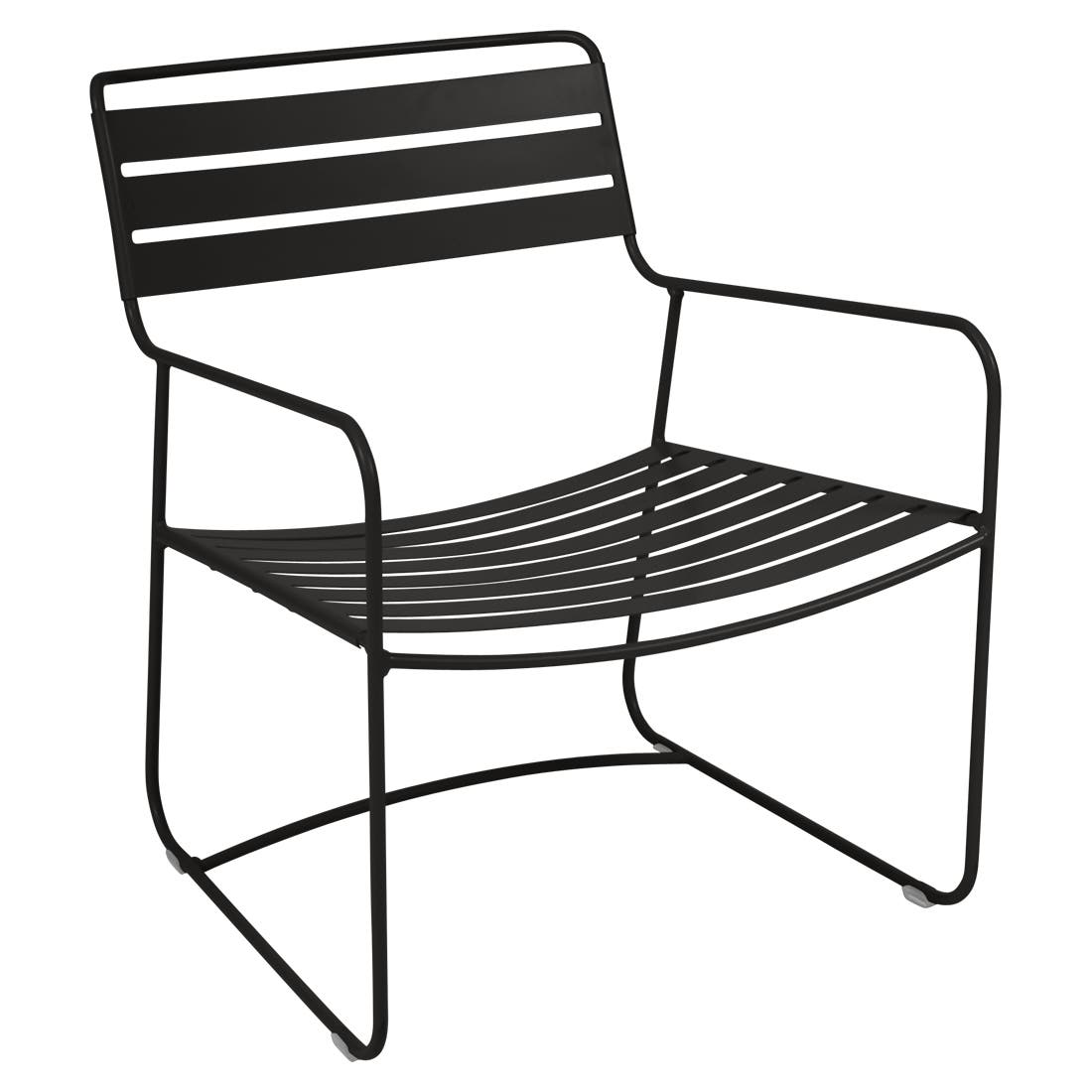 Striking low armchair