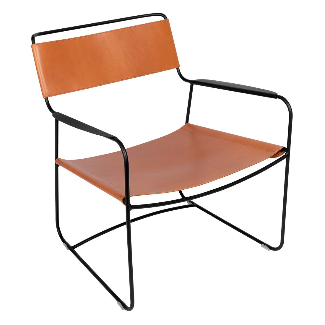 Surprising leren lage fauteuil