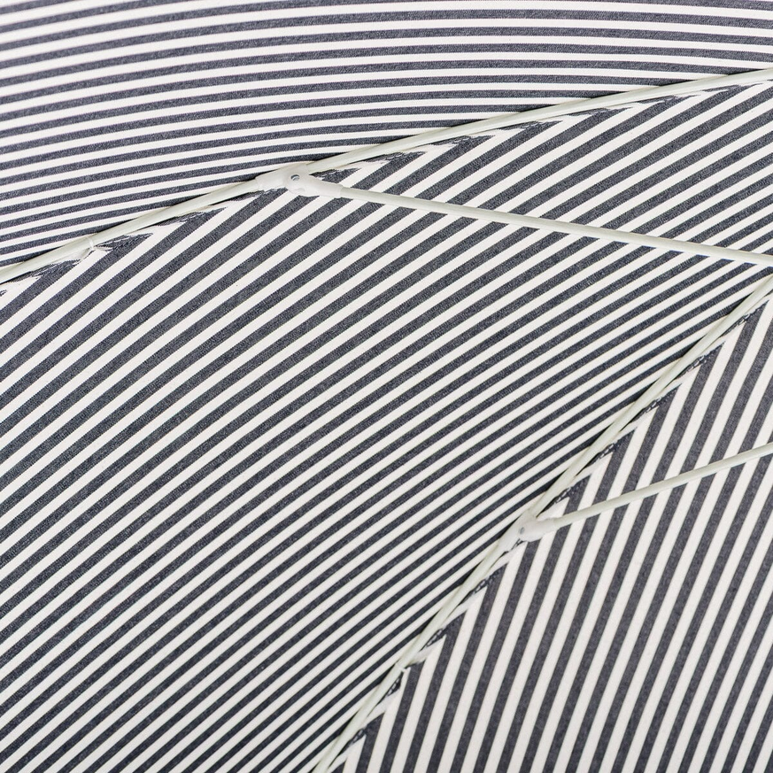 Lauren's Navy Stripe Premium Beach Umbrella