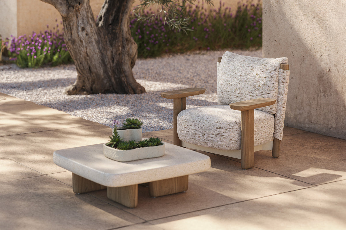 Vondom Milos Wood Lounge Chair