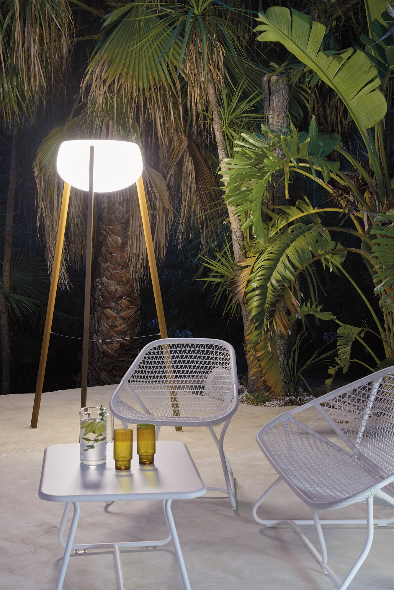 Yunos solar vloerlamp H 180 cm