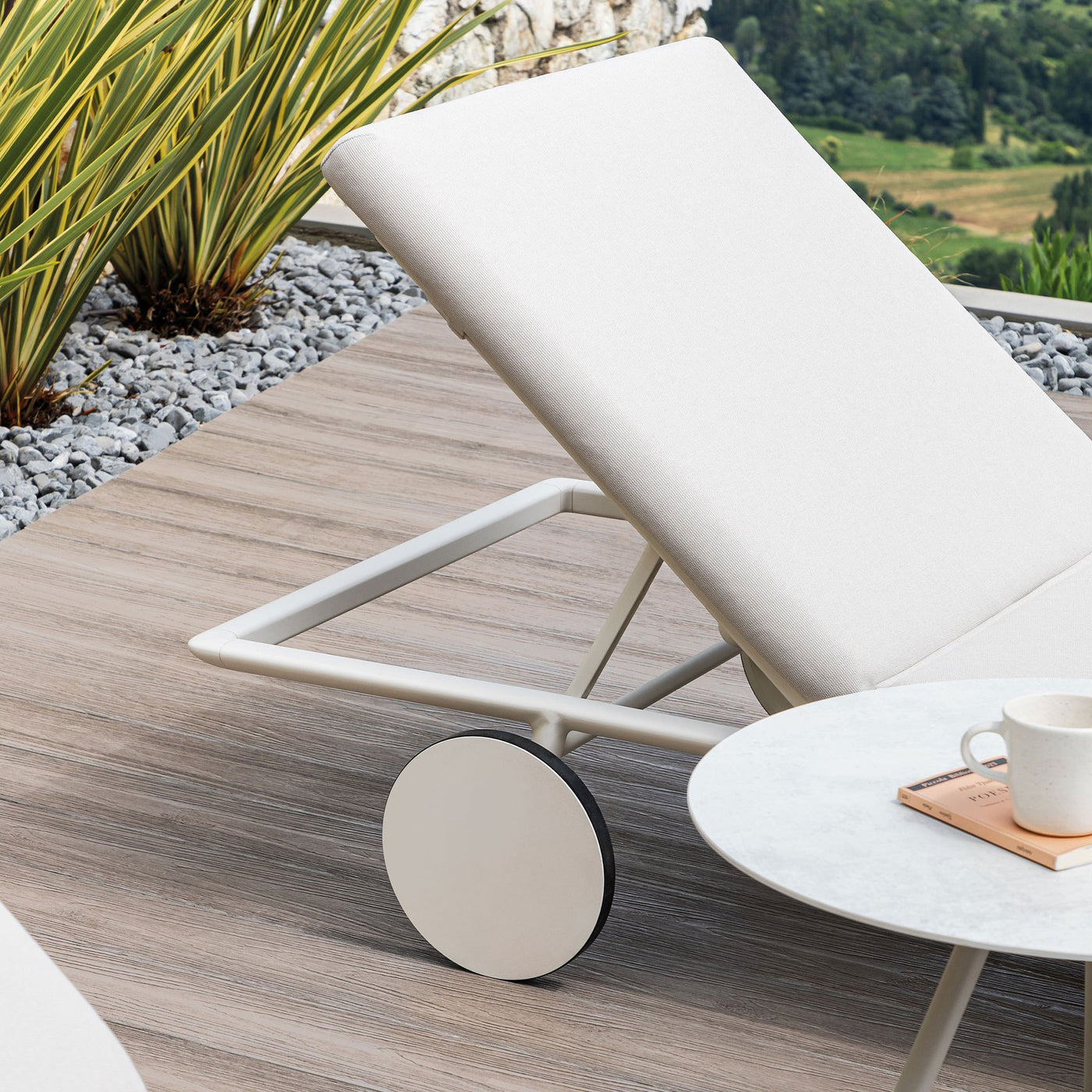 Zebra – Sunlounger Mat sfeerbeeld