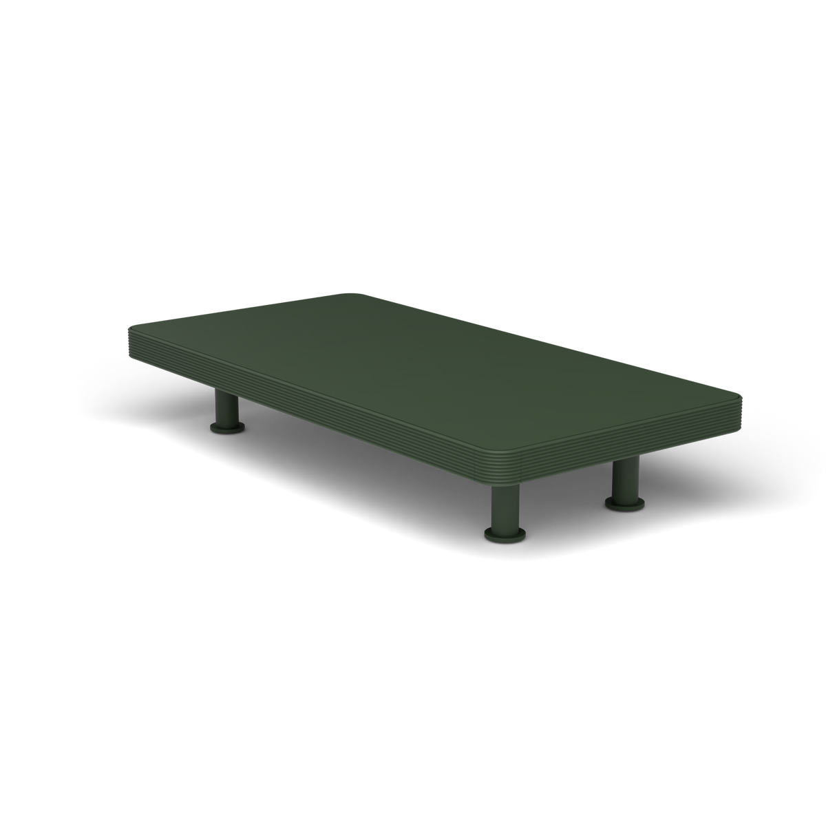 Unduetre Rechthoekige Salontafel - Bottle Green