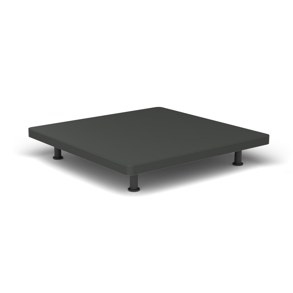 Unduetre Vierkante Salontafel - Metallic Grey