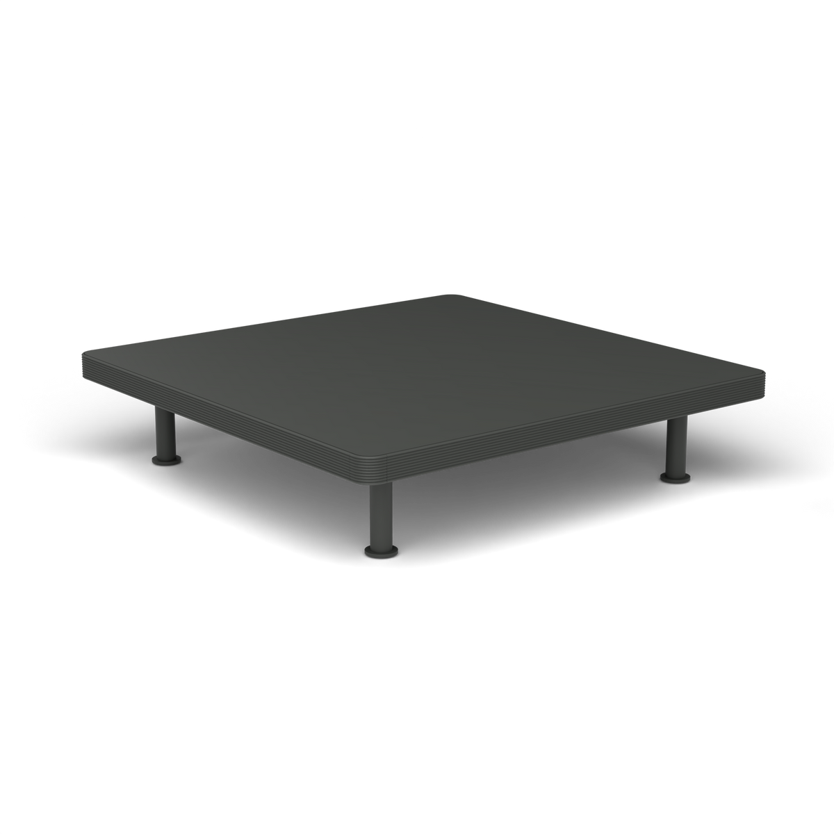 Unduetre Vierkante Salontafel - Metallic Grey