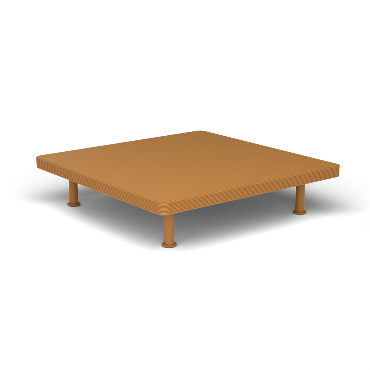 Unduetre Vierkante Salontafel - Mustard Yellow