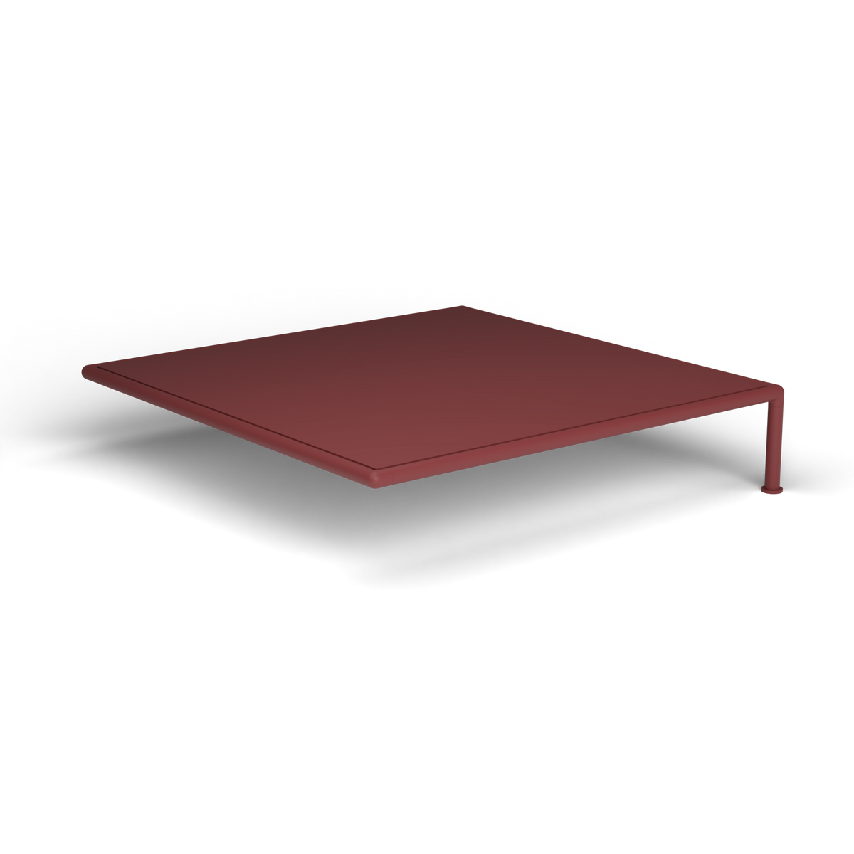 Roè Vierkante Zijsalontafel - Autumn Red