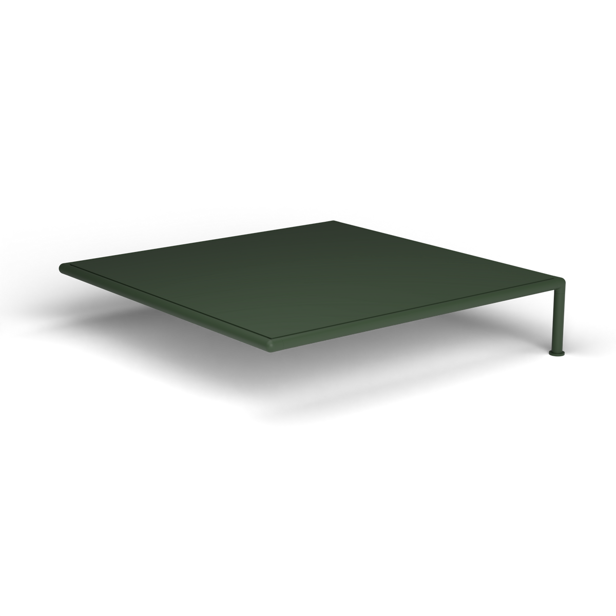 Roè Vierkante Zijsalontafel - Bottle Green