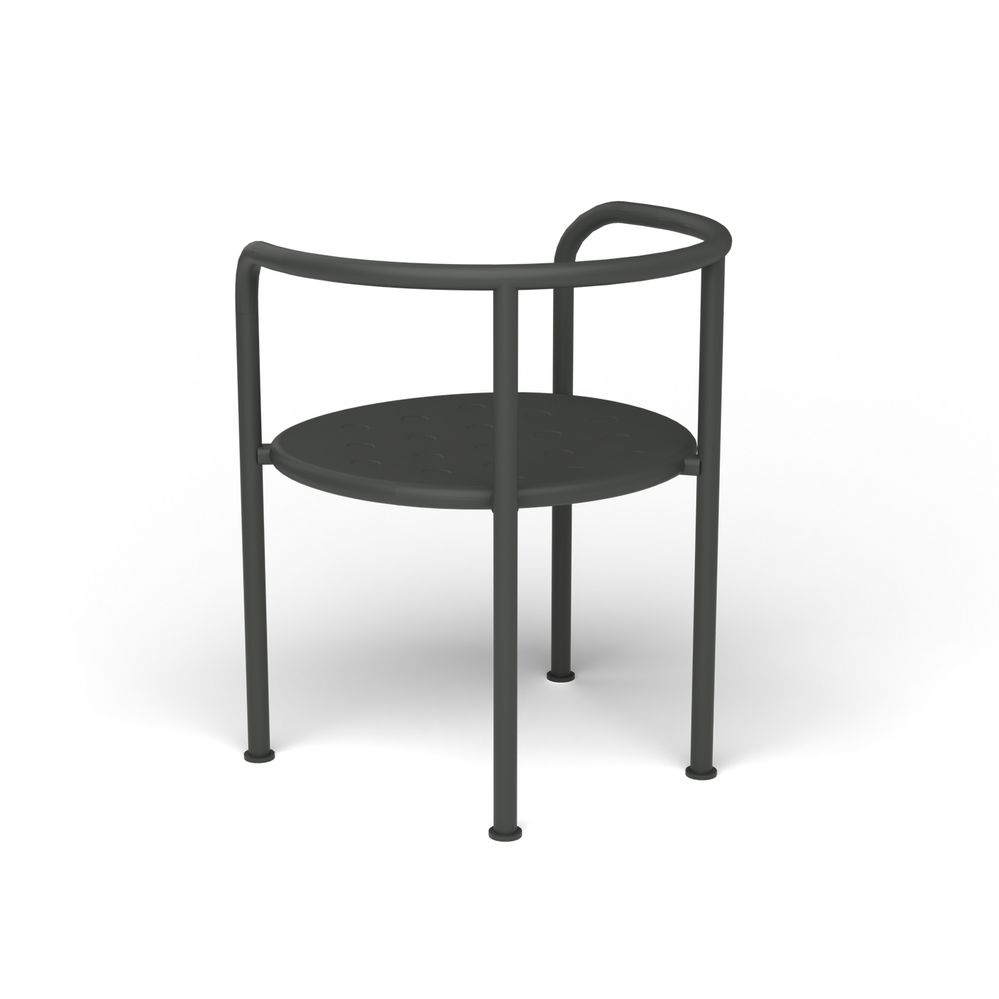 Roè Eetfauteuil - Metallic Grey