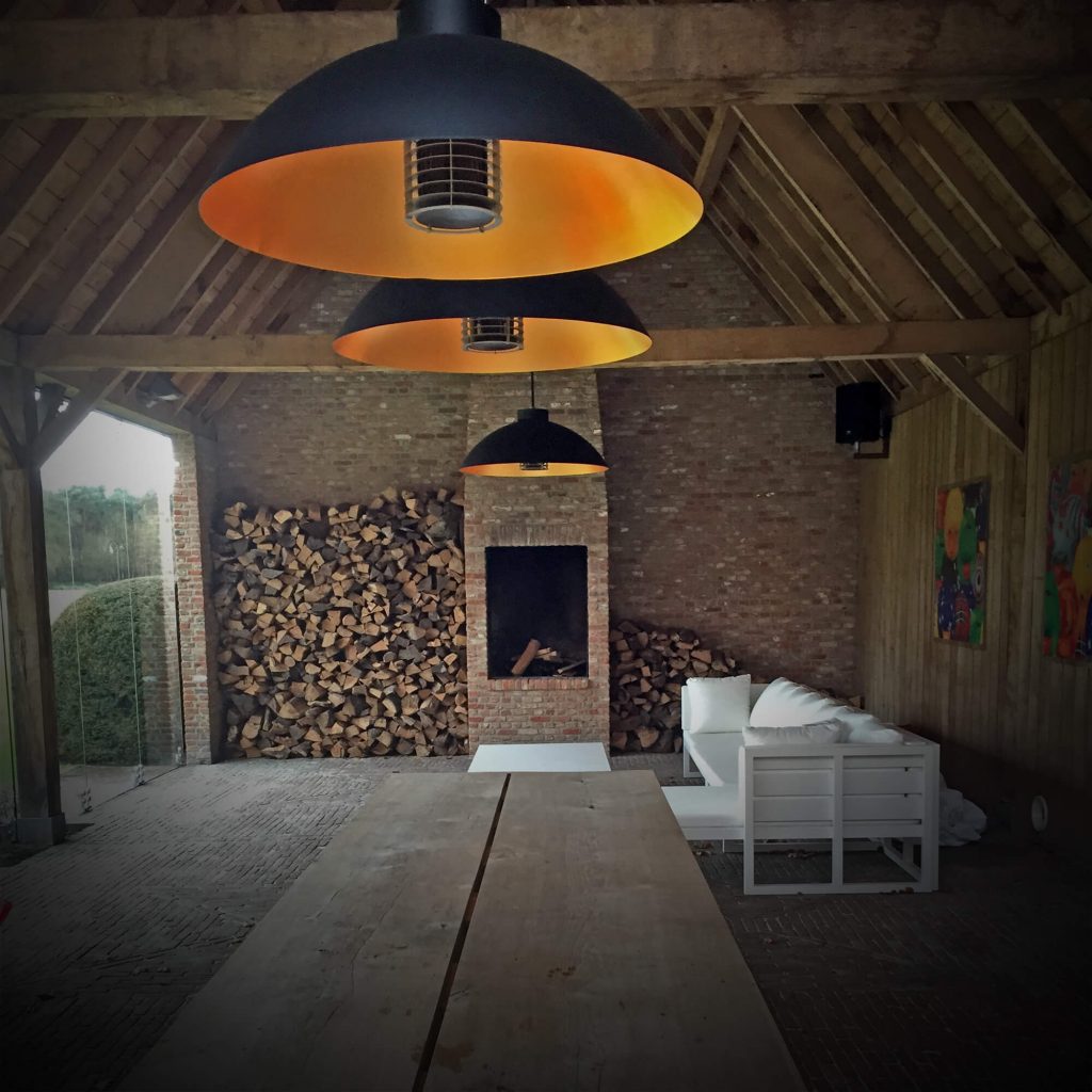 Heatsail Dome Pendelend Terrasverwarmer