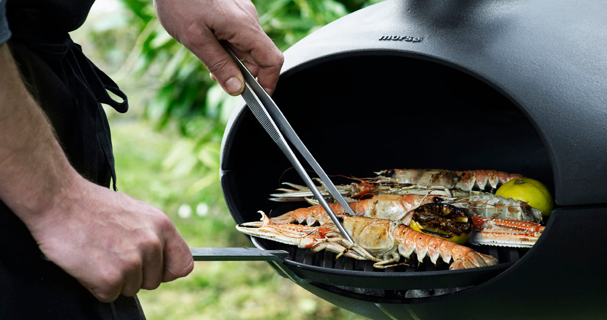 Kreeft op de Morsø Grill Forno