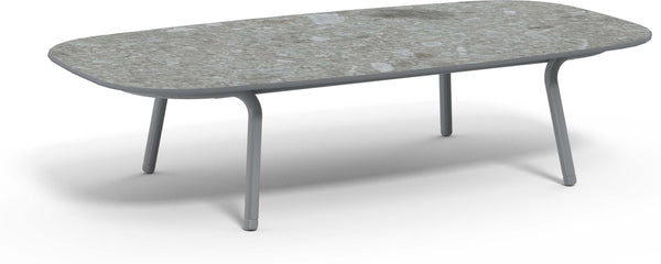 Minus Lage tafel 148×74 cm — Coffee Rounded Edge