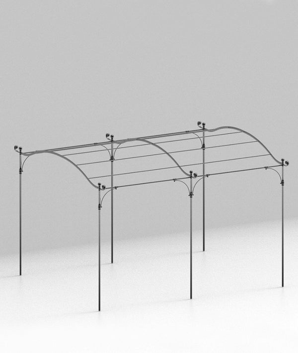 Unopiù Solaire Vrijstaande pergola met gebogen dak