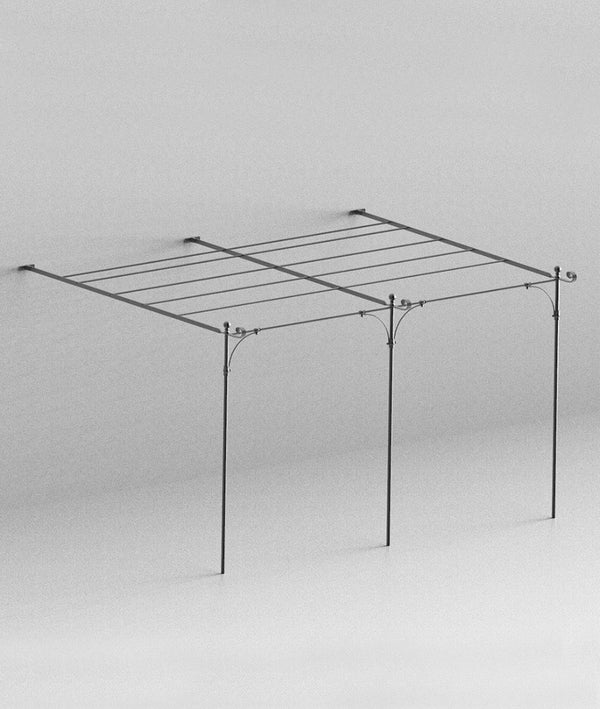 Unopiù Solaire Aanbouwpergola met plat dak