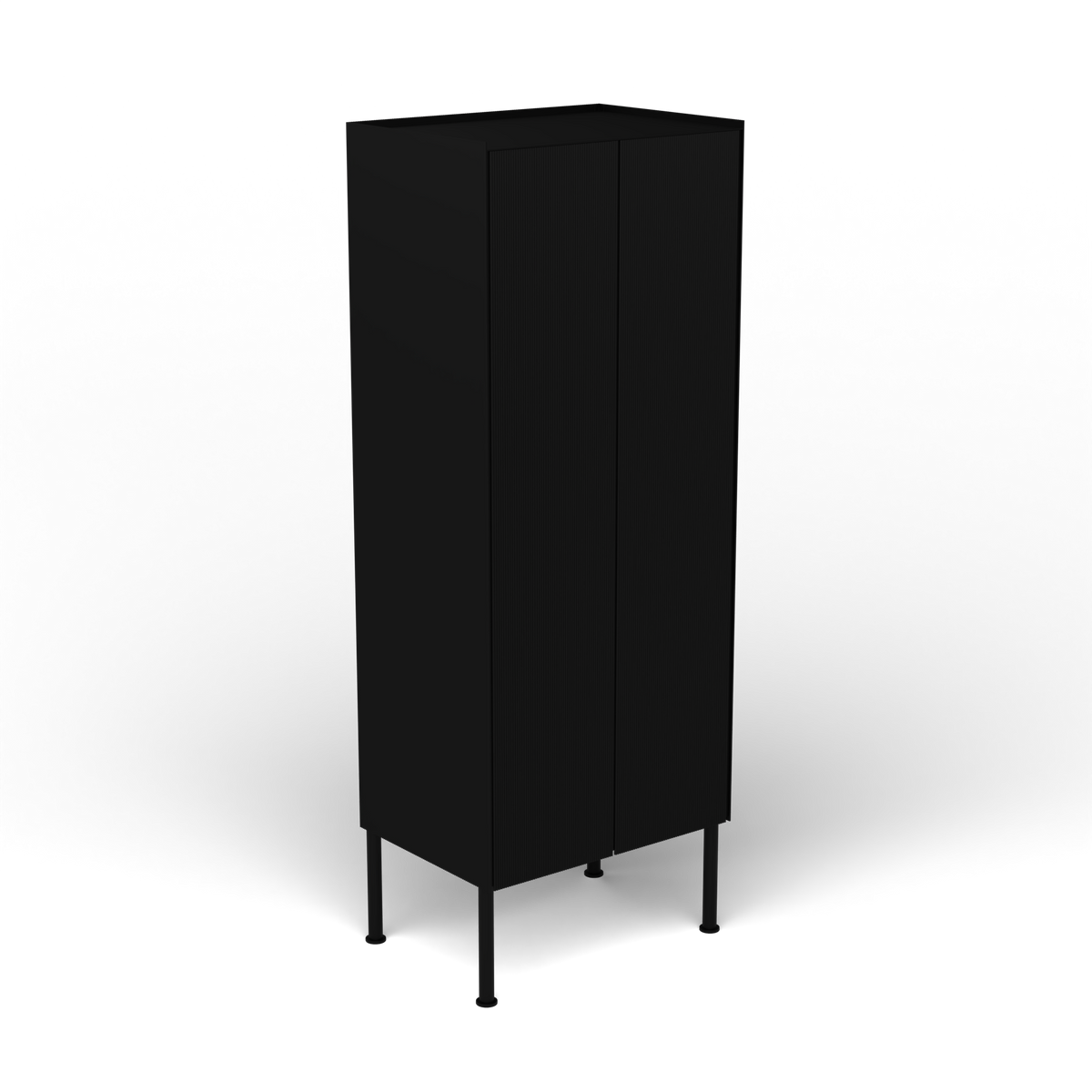 Samba Dressoir - Hoog, 2 deuren, 59 cm, Black