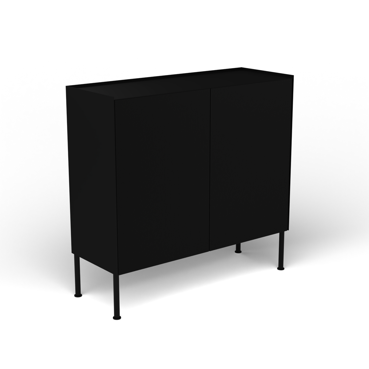 Samba Dressoir - Midden, 2 deuren, 115 cm, Black