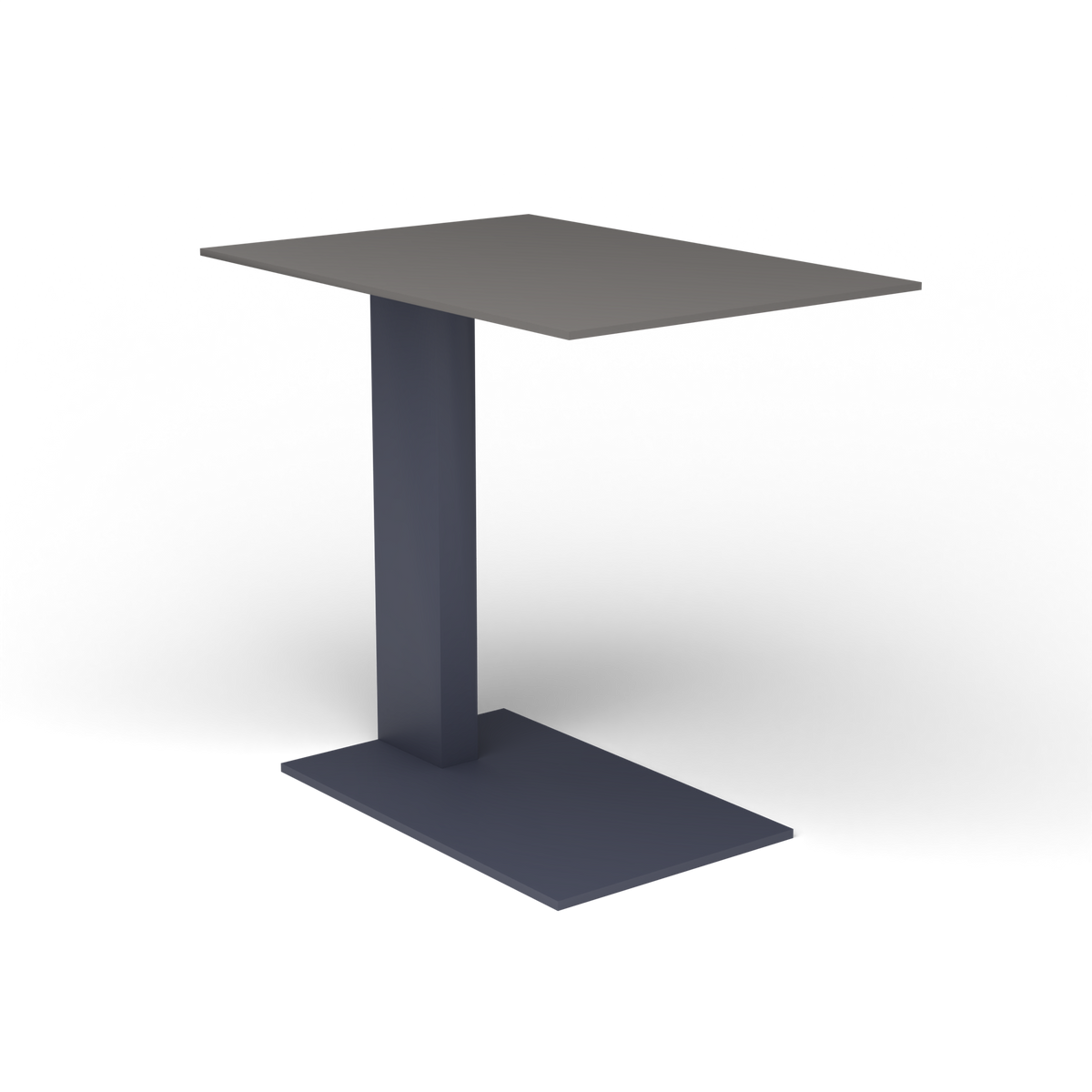 Solaris Evo Bijzettafel - Grey Blue, Aluminium speckled Anthracite