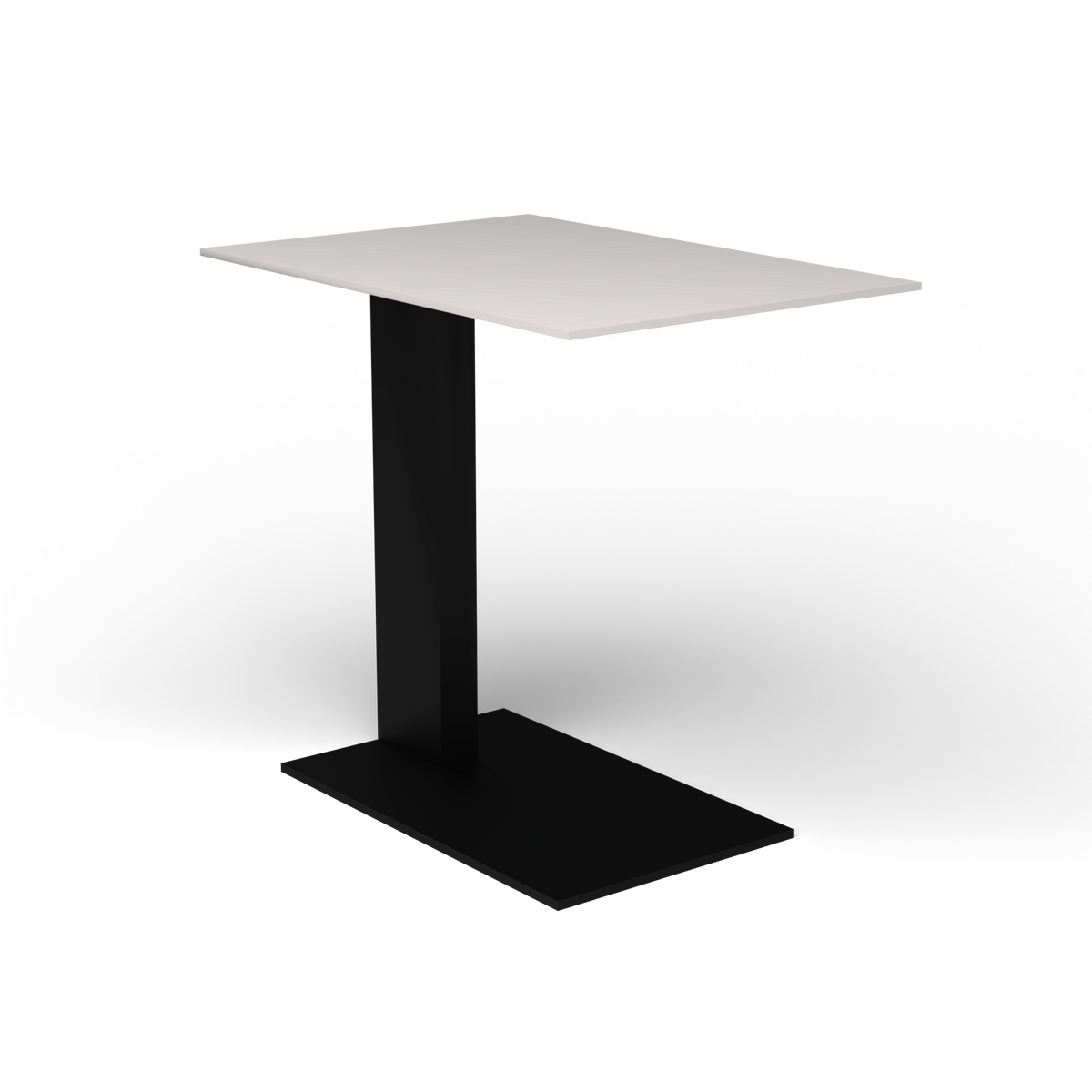 Solaris Evo Bijzettafel - Black, Aluminium speckled Grey