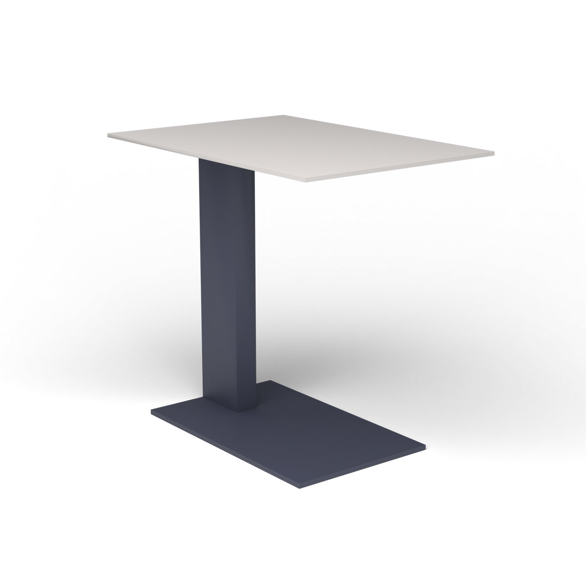 Solaris Evo Bijzettafel - Grey Blue, Aluminium speckled Grey