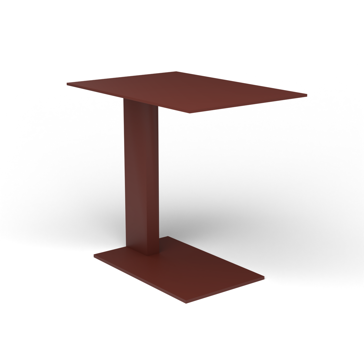 Solaris Evo Bijzettafel - Chestnut Brown, Gelakt aluminium (volgt onderstelkleur)