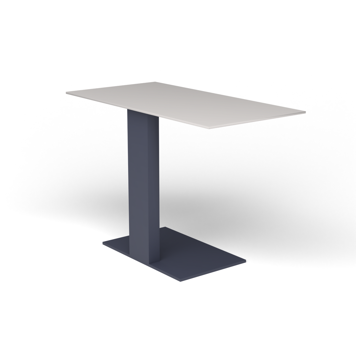 Solaris Evo Bijzettafel - Grey Blue, Aluminium speckled Grey
