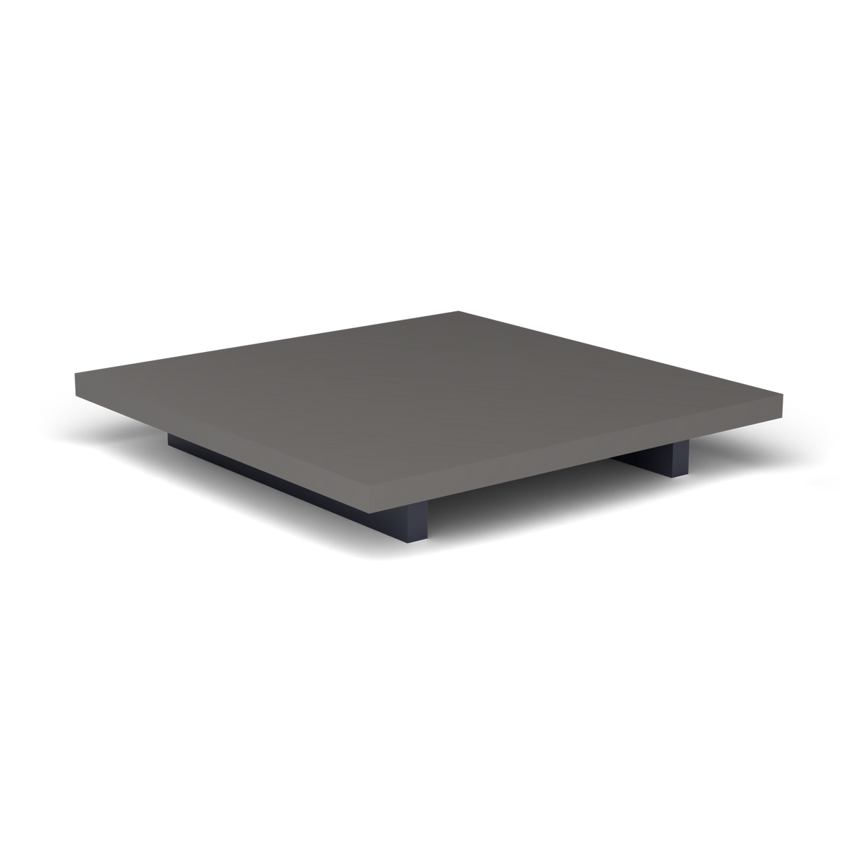 Solaris Evo Vierkante Salontafel - Grey Blue, Aluminium speckled Anthracite
