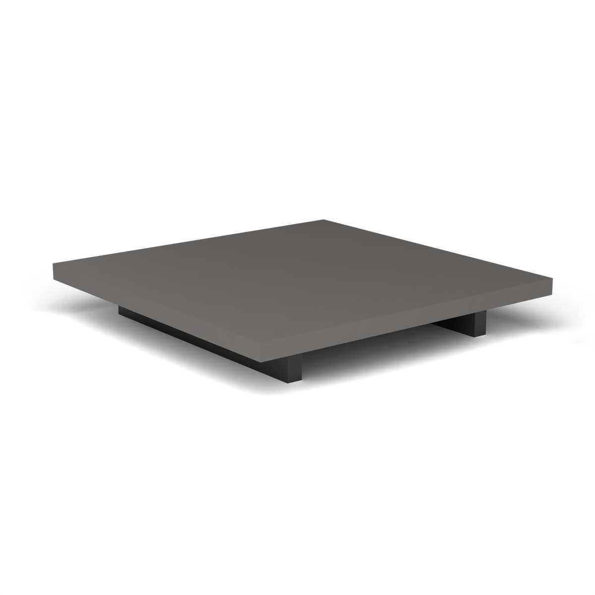 Solaris Evo Vierkante Salontafel - Metallic Grey, Aluminium speckled Anthracite