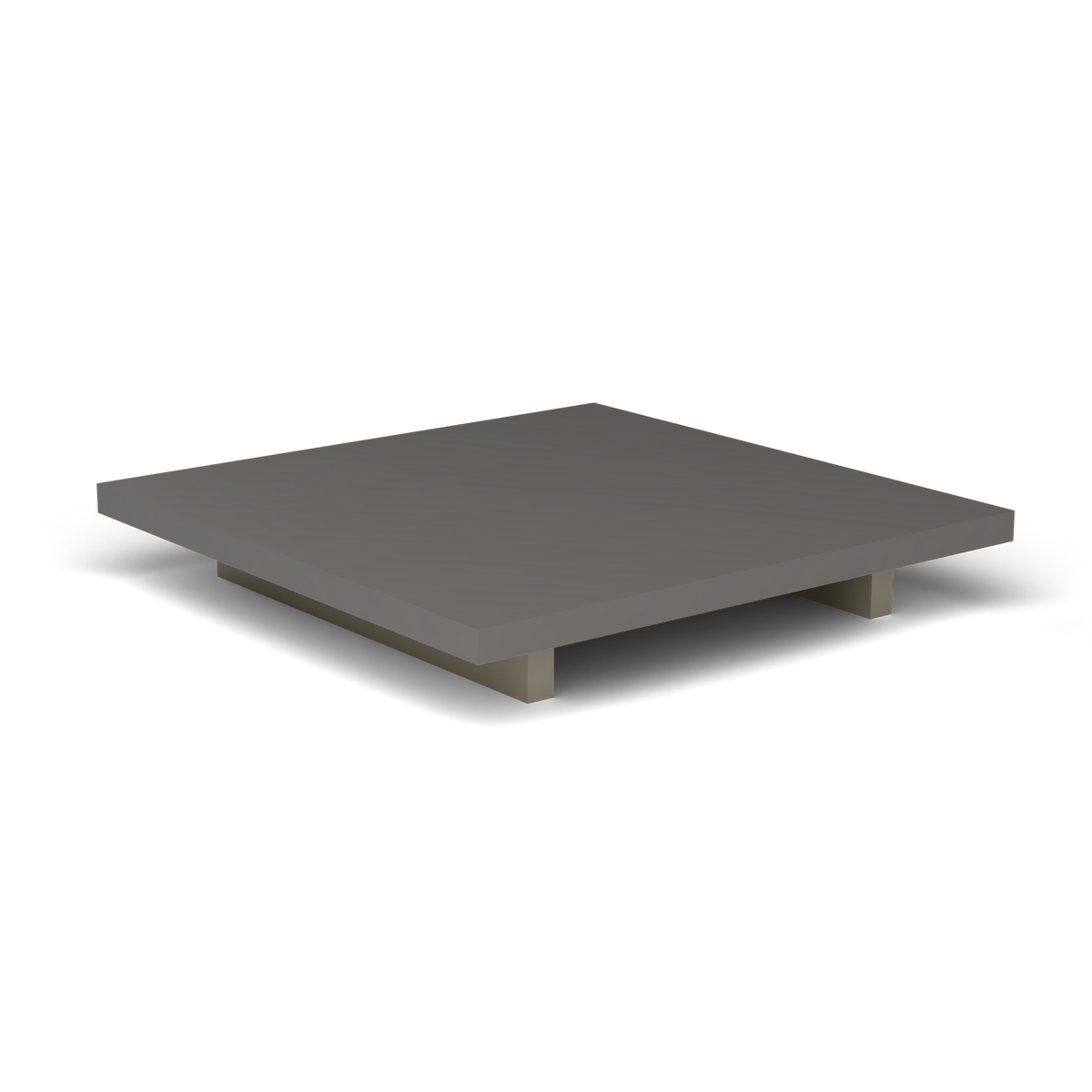 Solaris Evo Vierkante Salontafel - Pearly Gold, Aluminium speckled Anthracite