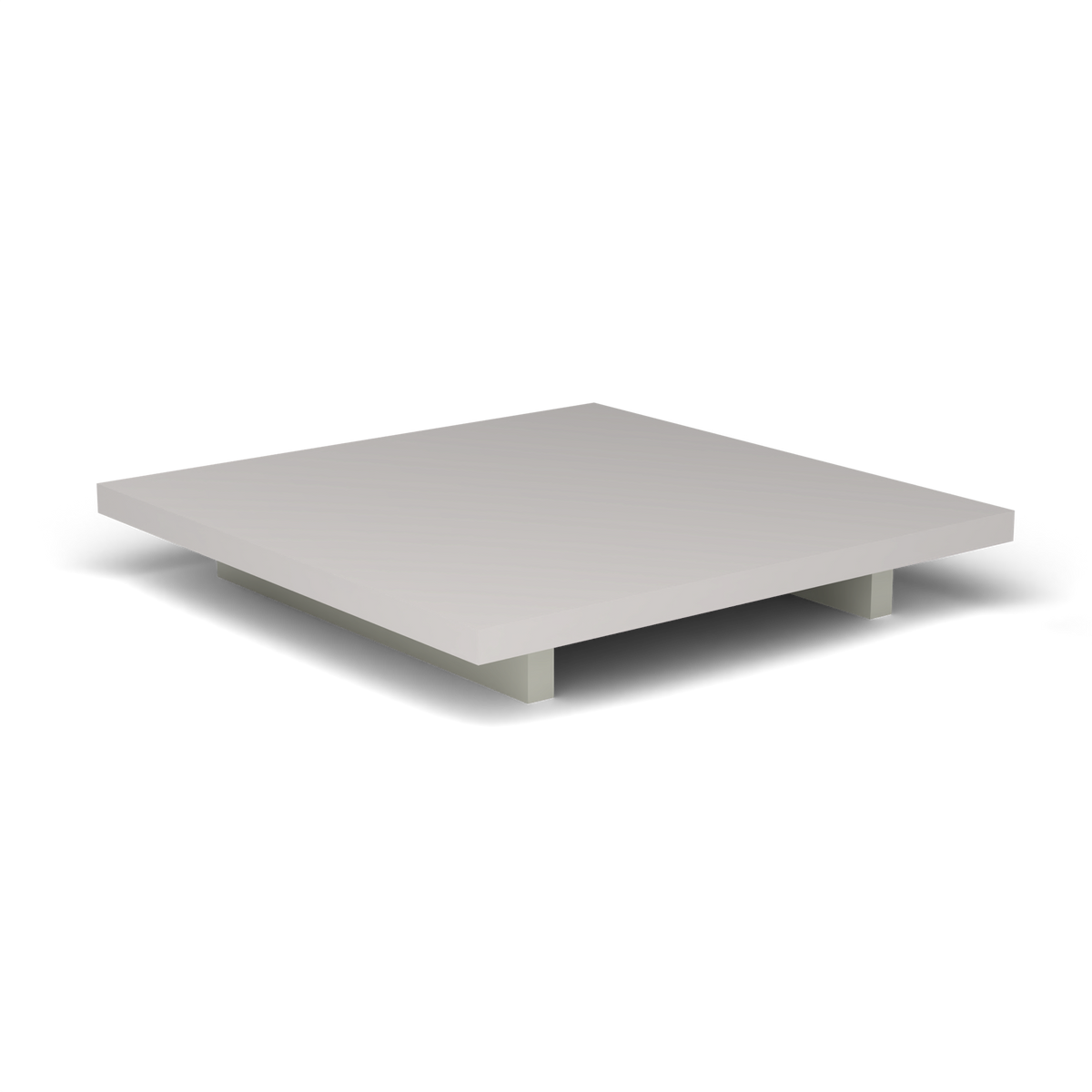 Solaris Evo Vierkante Salontafel - Powder Grey, Aluminium speckled Grey