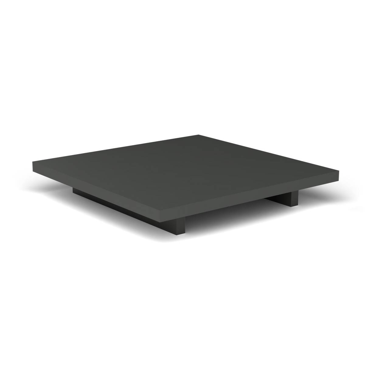 Solaris Evo Vierkante Salontafel - Metallic Grey, Gelakt aluminium (volgt onderstelkleur)