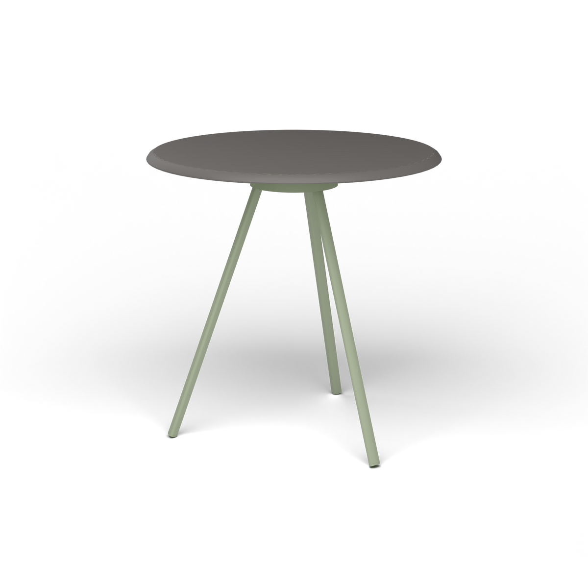 Zebra Tafel - Rond Ø 72 cm, speckled Anthracite, Green Tea