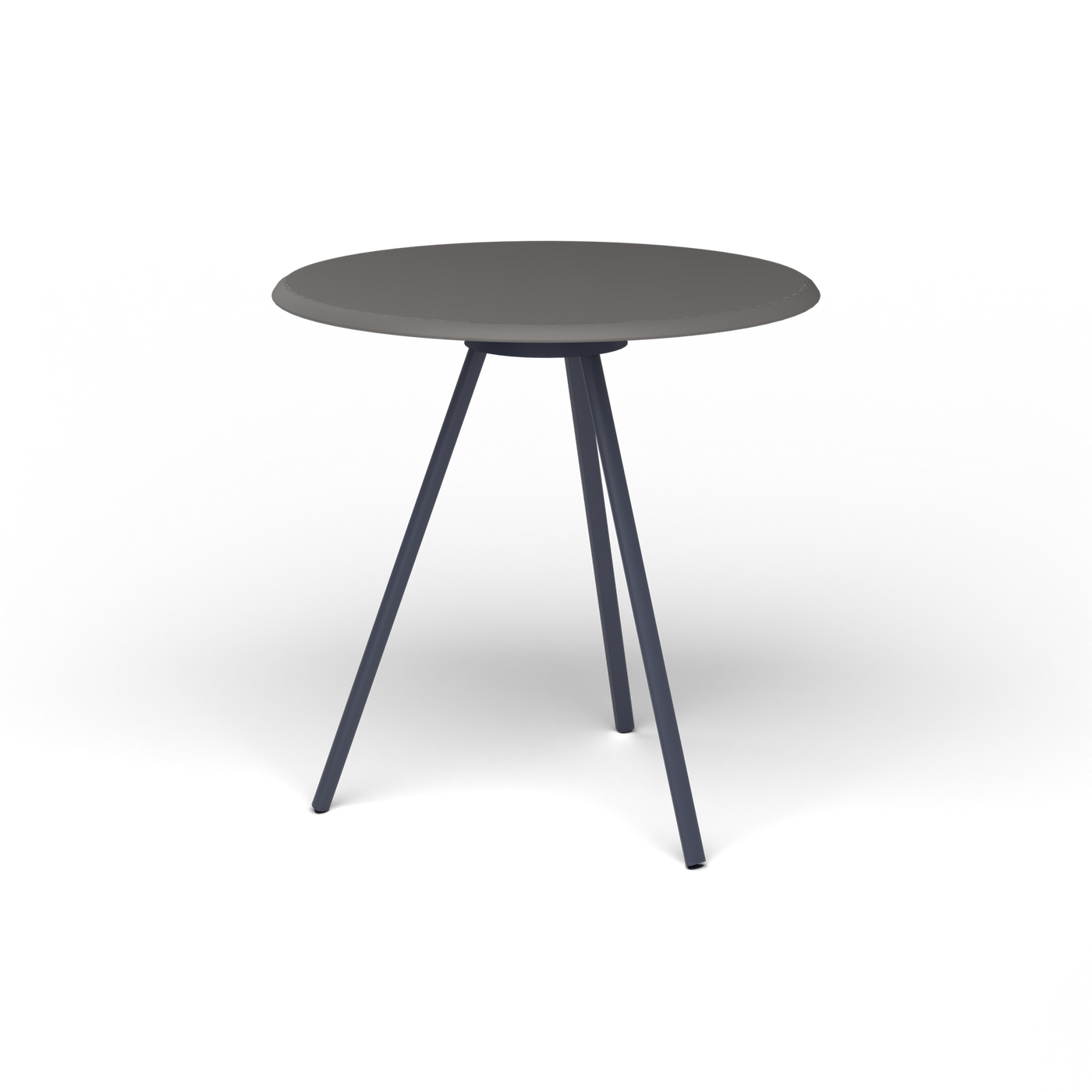 Zebra Tafel - Rond Ø 72 cm, speckled Anthracite, Grey Blue