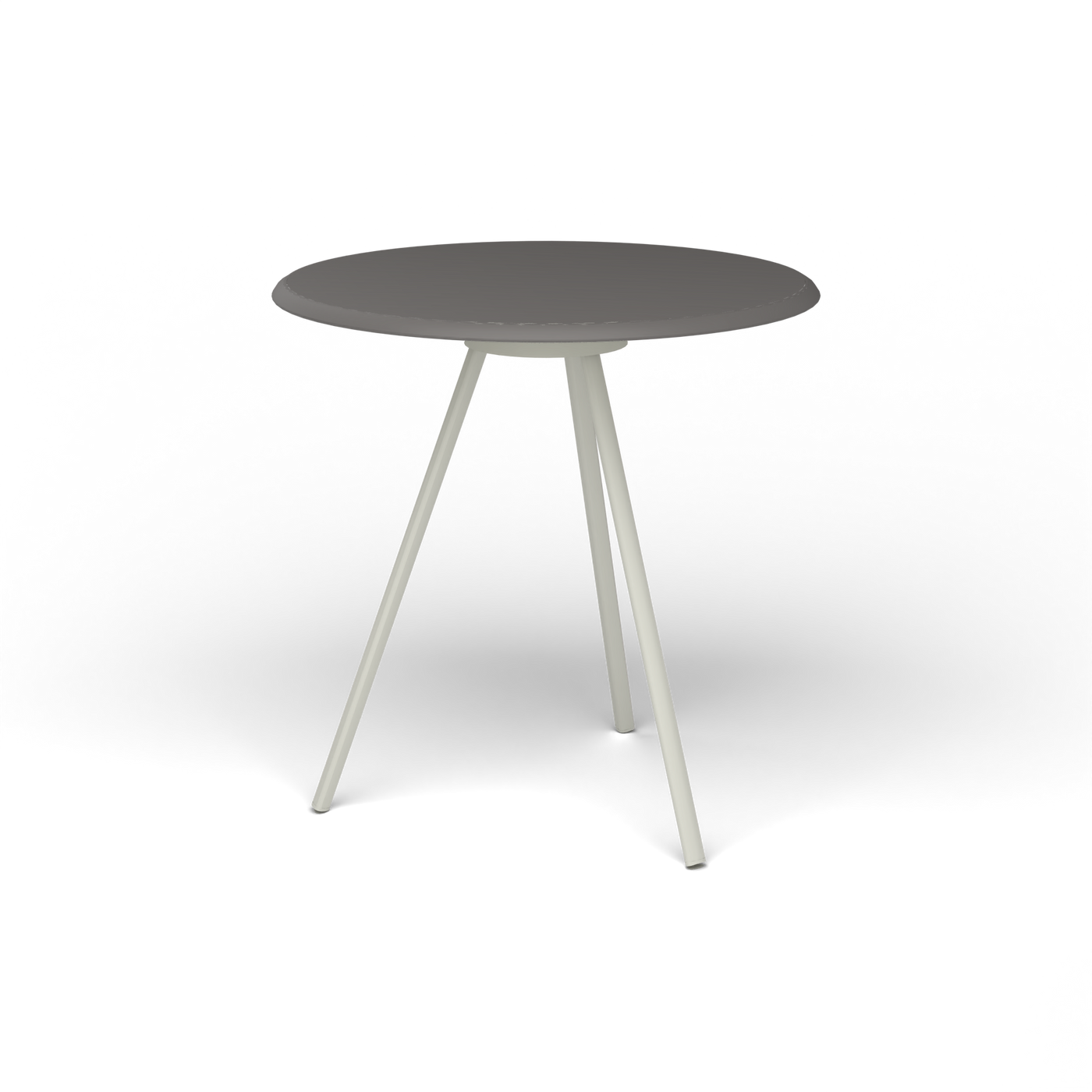Zebra Tafel - Rond Ø 72 cm, speckled Anthracite, Powder Grey